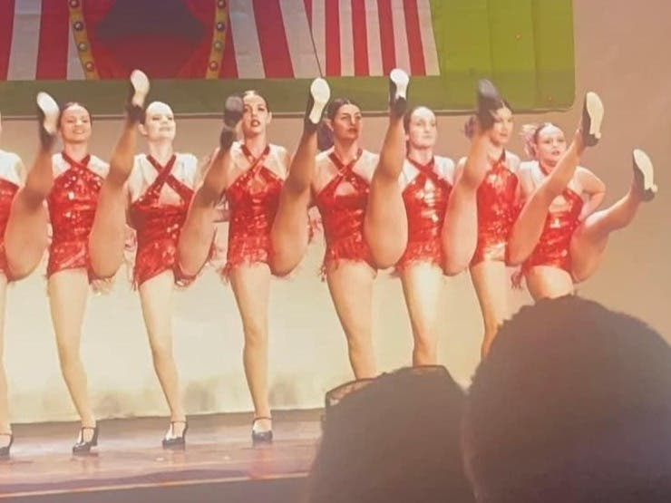 Kick Line Class Is Fun