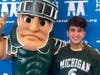 Mohamed celebrates Michigan State themed party at Children's Hospital of Michigan