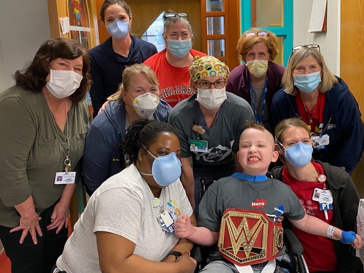 Noah is discharged from Children’s Hospital of Michigan after dramatic recovery from encephalitis