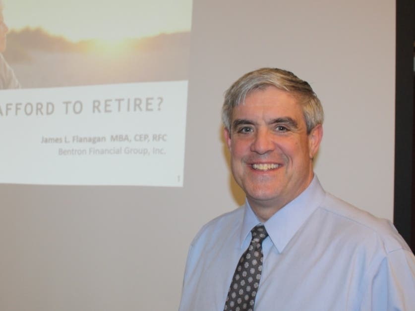 The session by Dr. Jim Flanagan, founder of Bentron Financial Group, is for those who have not yet begun receiving Social Security benefits. Among other benefits, the program corrects flawed counsel that has permeated the retirement industry for years.