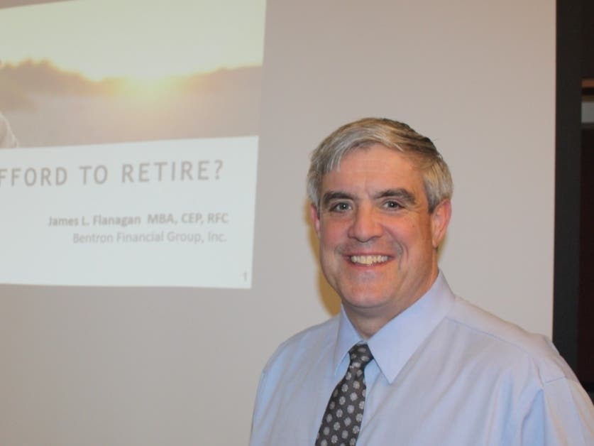 The Oct. 9th Addison Public Library session by Dr. Jim Flanagan of Bentron Financial Group covers estate planning from beginning to end, including the need to plan, the most common planning techniques and the documents involved throughout the process.