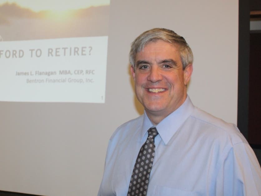The Oct. 12th Oak Park Public Library session by Dr. Jim Flanagan of Bentron Financial Group covers estate planning from beginning to end, including the need to plan, the most common planning techniques and the documents involved throughout the process.
