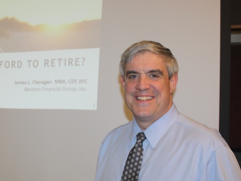 Dr. Jim Flanagan helps people at or near retirement through investment advising, estate planning, risk management and watching out for their overall financial well-being. His free Wednesday, Feb. 28th presentation is hosted by Westmont Public Library.