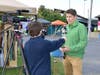 Matt Baron speaks to the media during a 2022 Guinness World Record attempt at holding the world's largest dog wedding. In addition to writing for numerous media outlets as a journalist, Baron has provided media relations for over 150 clients since 2006.