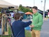Matt Baron speaks to the media during a 2022 Guinness World Record attempt at holding the world's largest dog wedding. In addition to writing for numerous media outlets as a journalist, Baron has provided media relations for over 150 clients since 2006.