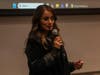 Divya Behl delivers remarks during her induction into the CEET Hall of Fame on Nov. 14th. NIU, she observed, has been "the only constant in a life that is full of change." She is the CEO, President and owner of Batavia-based PMA Friction Products.