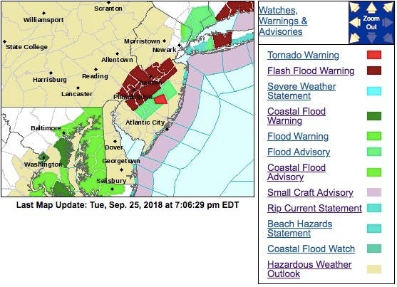 Tornado Warning In South Jersey | Ocean City, NJ Patch