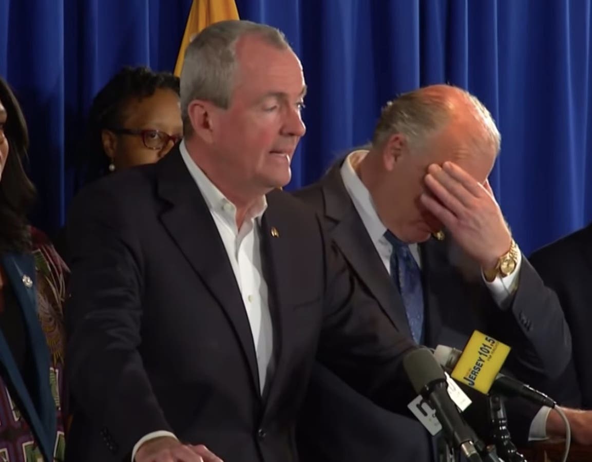 Gov. Phil Murphy and Senate President Stephen Sweeney