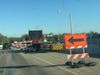 Photos show that work on the bridge is continuing. 