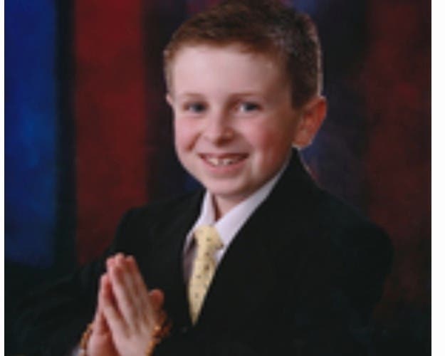 A memorial was built for Christian Clopp, who passed away in 2012.