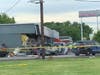 Two building crashes happened in New Jersey this weekend. One involved an ambulance.