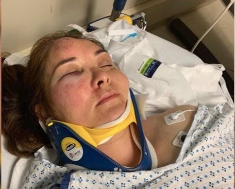 The student verbally abused the mother, who told him to stop. He then punched her, according to reports.