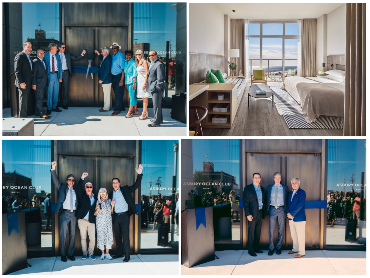 Asbury Park developer iStar celebrated the July opening of Asbury Ocean Club Hotel.