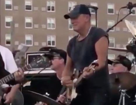 Watch the videos: The Boss, who has written about 4th Of July in Asbury Park, made it a reality this weekend.
