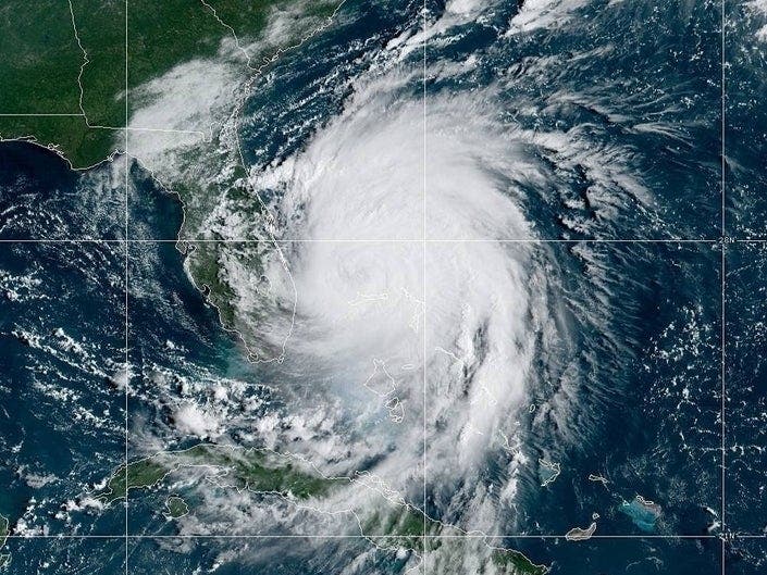 Hurricane Dorian was whipping Florida with tropical storm-force winds on Tuesday, Sept. 3.