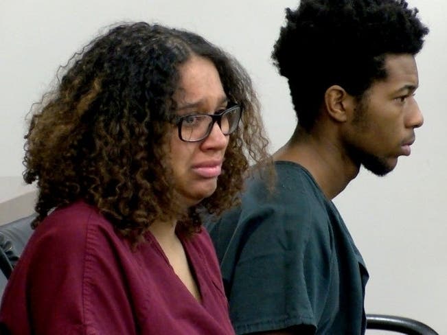 The two teen suspects who allegedly suffocated and then left a baby in an Asbury Park dumpster appeared in court.