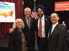 Rabbi Faith Joy Dantowitz, Governor Phil Murphy,  NJ Attorney General Gurbir Grewal and Livingston Mayor Al Anthony