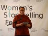 Emcee Jenn White at the 2026 Women's Storytelling Festival 