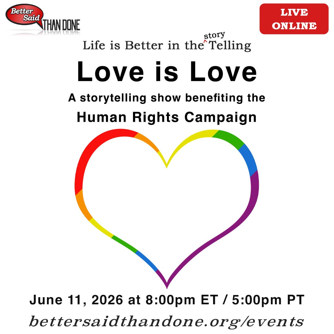 Love is Love: Storytelling benefit for Human Rights Campaign
