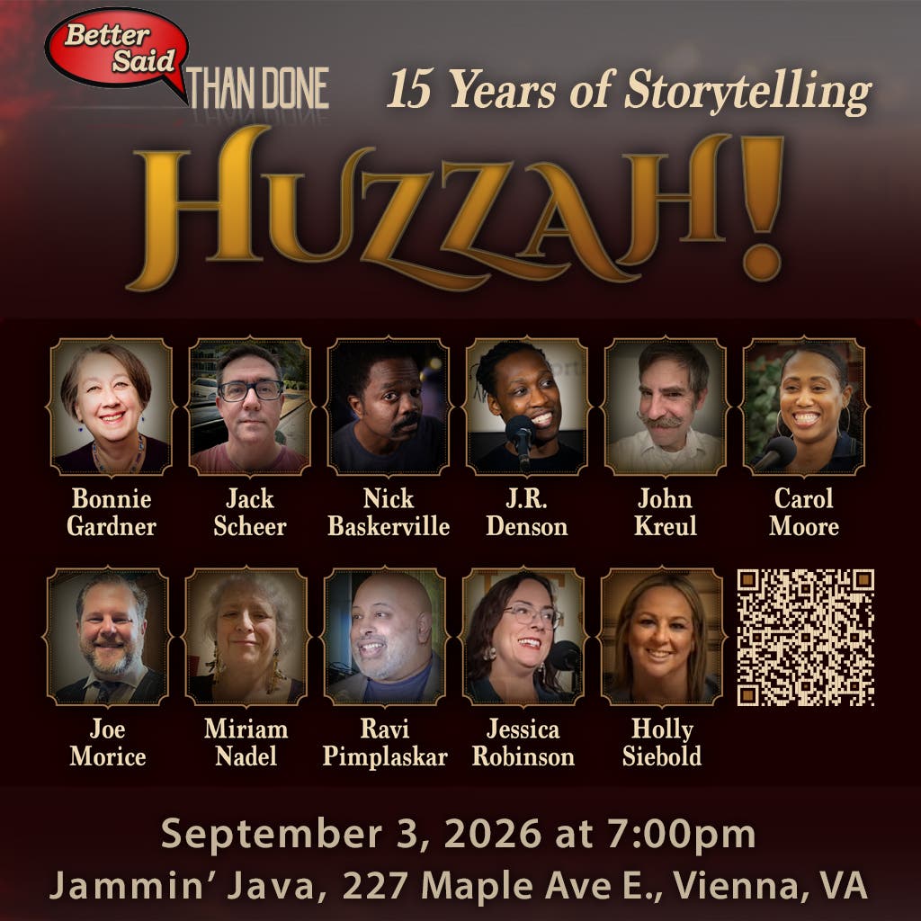 Huzzah: Celebrating 15 Years of Storytelling