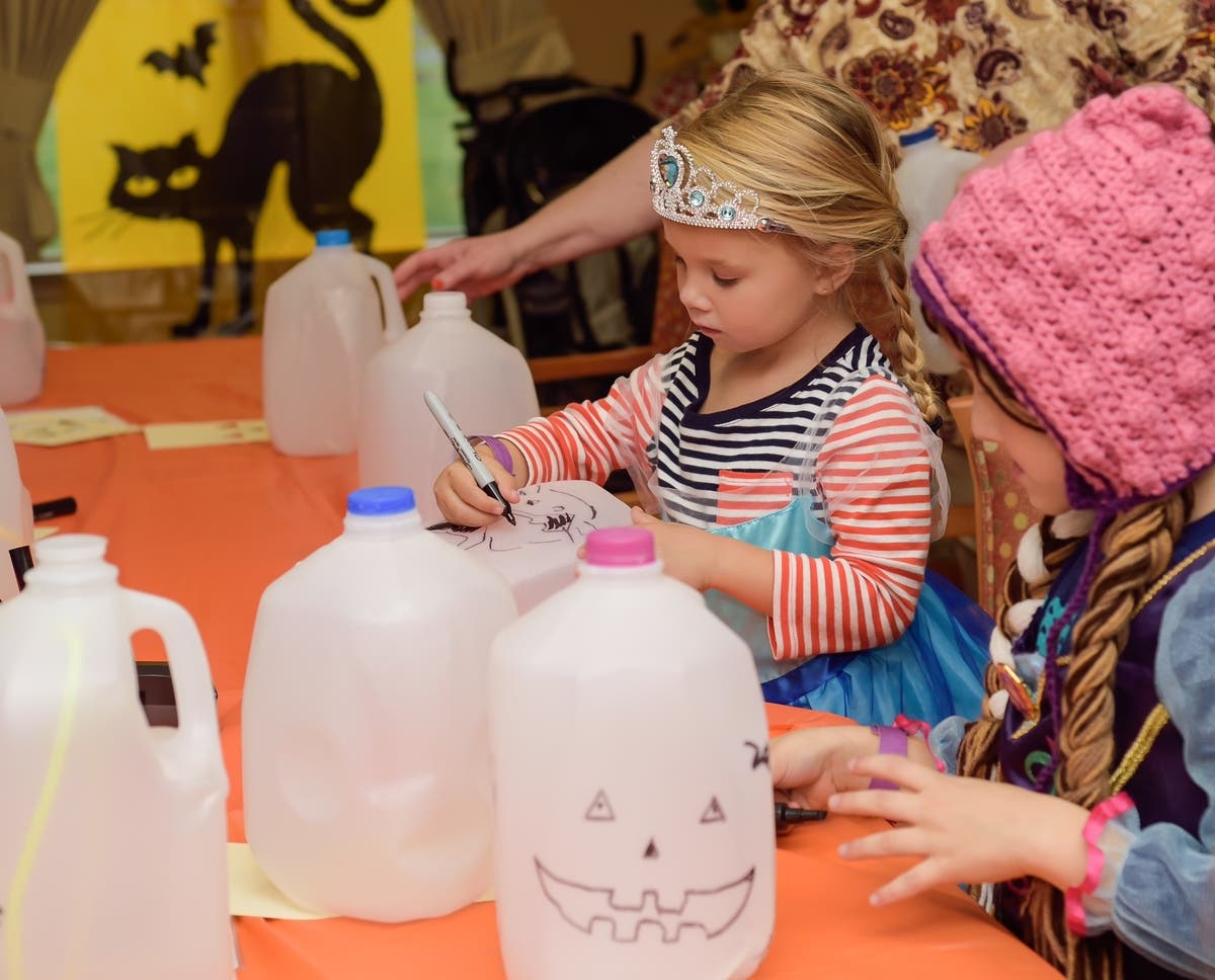 Halloween Game Room for children, age five and under. 