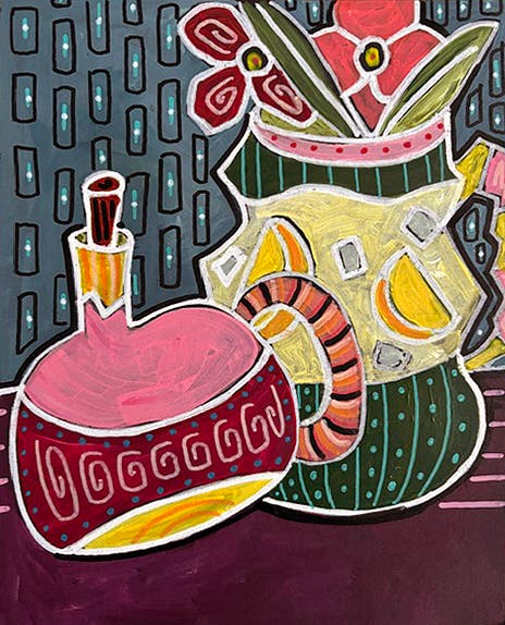 "Gathered": Artwork by Sarah Beach Cristani