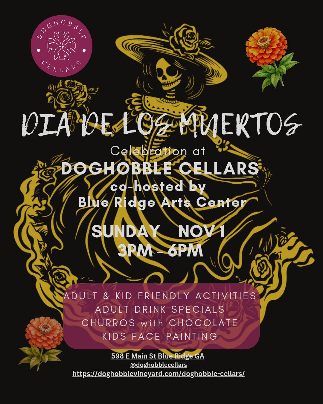 Día de Los Muertos Celebration in Blue Ridge 