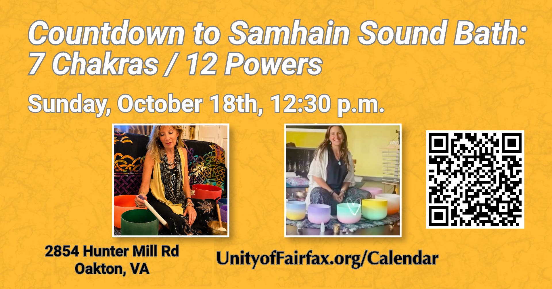 Countdown to Samhain Sound Bath: 7 Chakras / 12 Powers