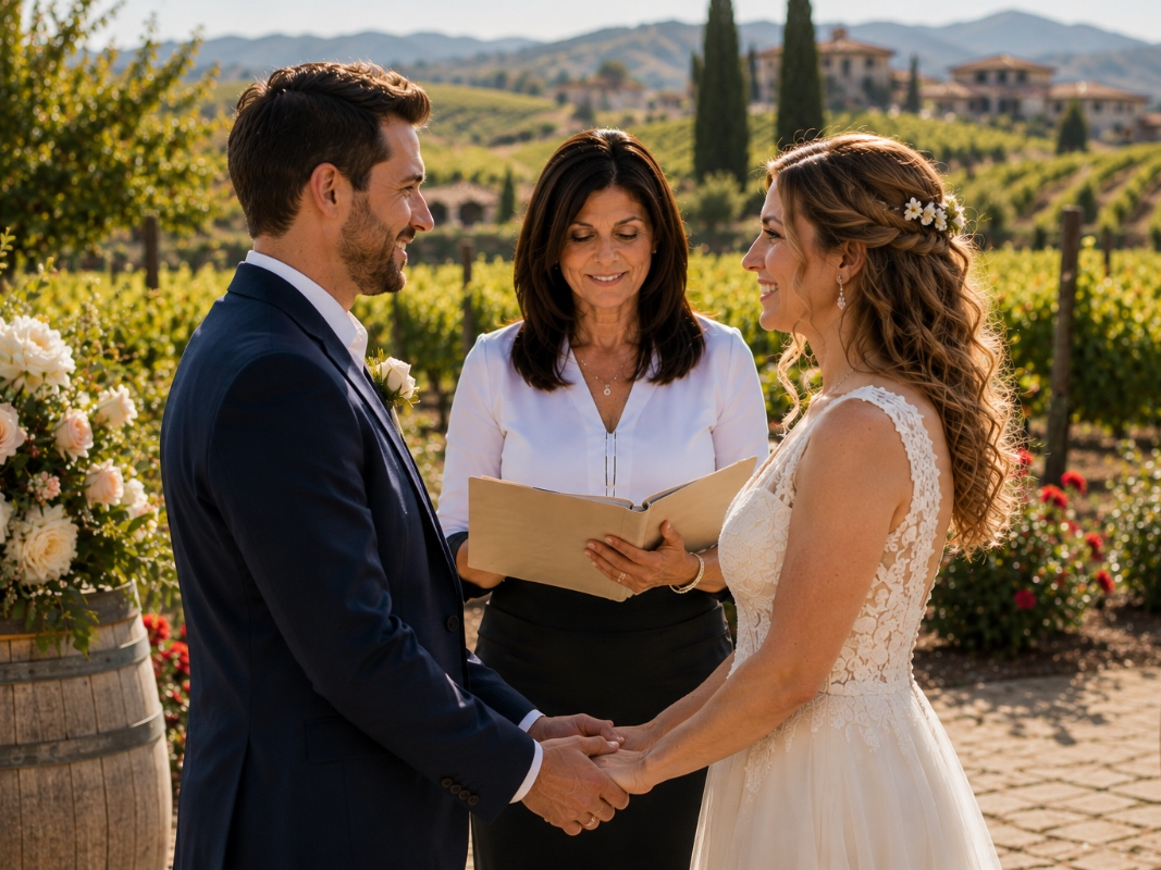 Diana Cruz-Navratil is your Temecula Wine Country Wedding Officiant.