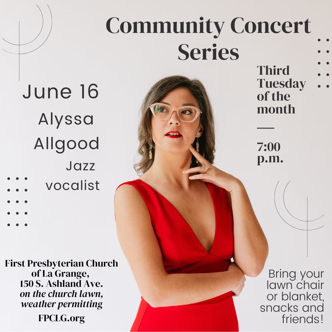 Community Concert Series: Alyssa Allgood, Jazz Vocalist