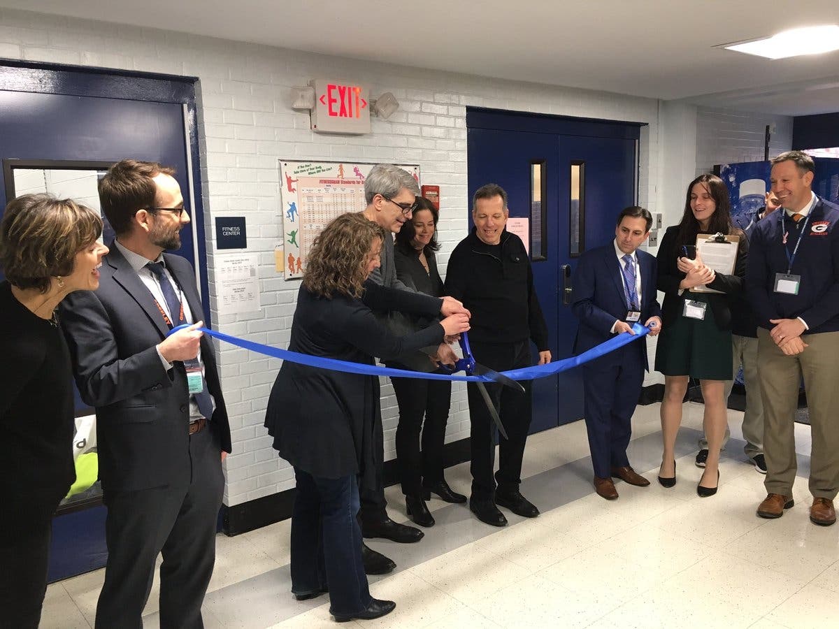 The ribbon-cutting for the new Fitness and Athletic Center at HGHS was Feb. 27, 2019.