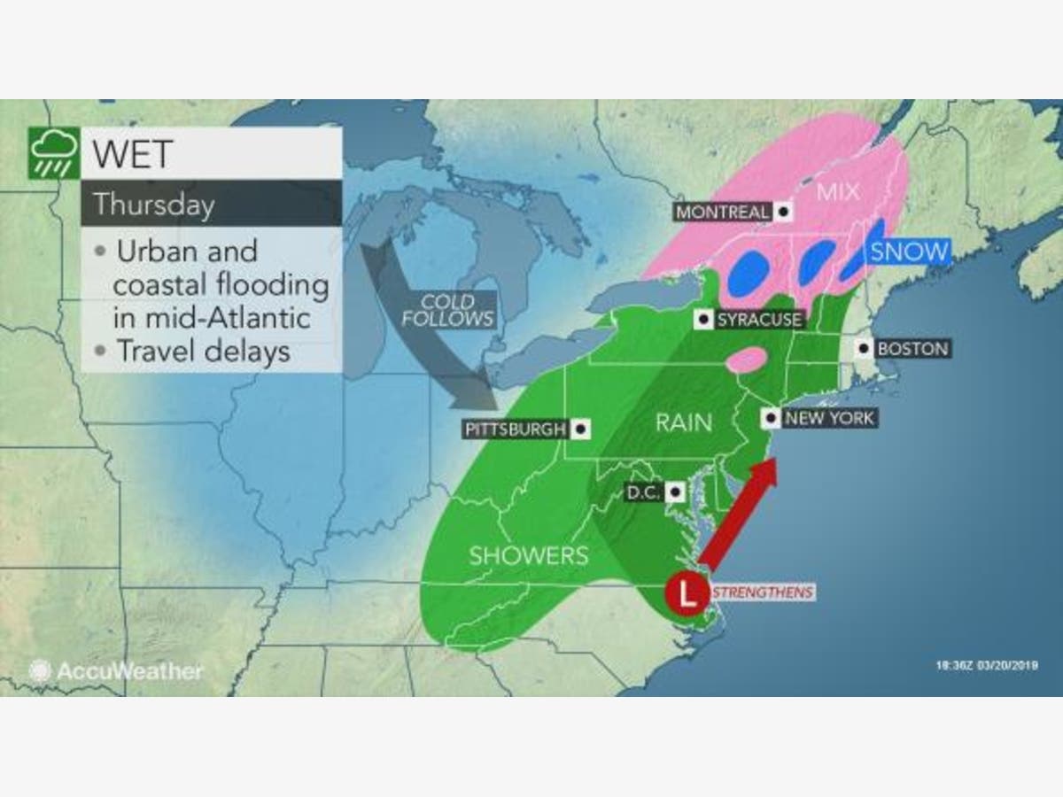 The storm over the Hudson Valley could strengthen into a bomb cyclone. 