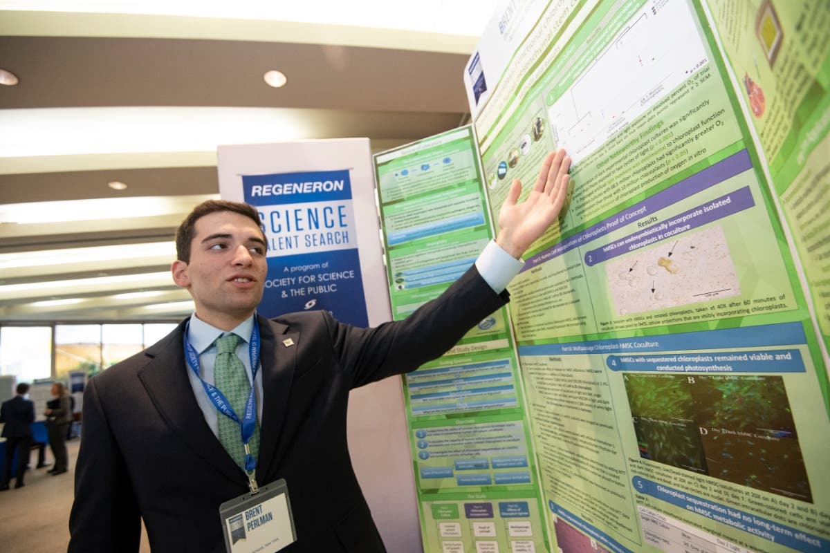 BHHS senior Brent Perlman was a top winner in the Regeneron Science Talent Search.
