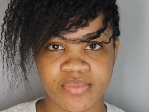 Latonia Shelecia Stewart is accused of breaking into the homes of bereaved spouses. 