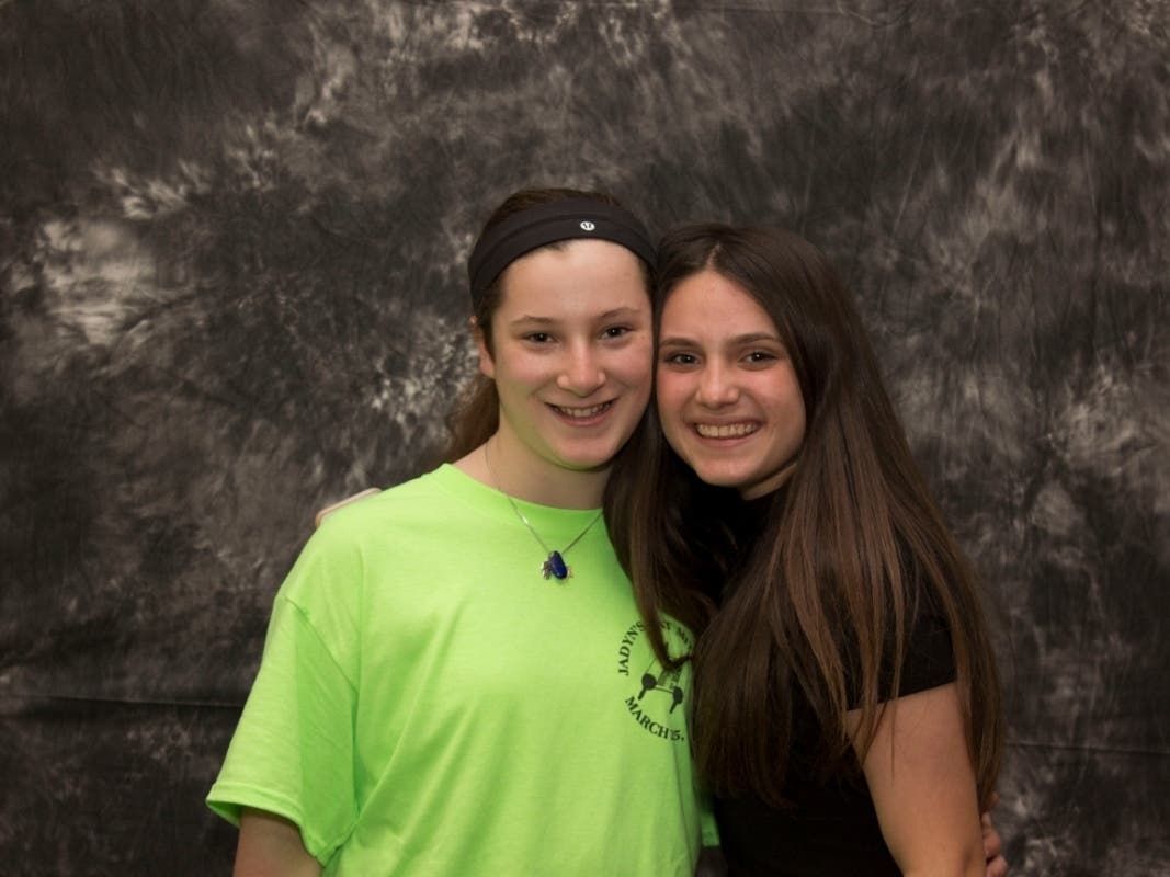 Cousins Jaydn Turner, left, and Alyssa Alhadeff were very close growing up. Alhadeff was killed by a gunman at Margery Stoneman Douglas High School in Parkland, Florida, Feb. 14, 2018.
