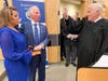 A swearing-in ceremony was held Thursday for Rockland County's new district attorney.