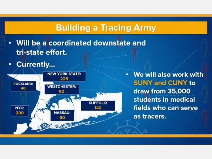 The state plans to build an army of coronavirus contact tracers.