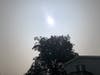The sun was visible through the haze from West Coast wildfires Sept. 15, 2020 in Putnam County.