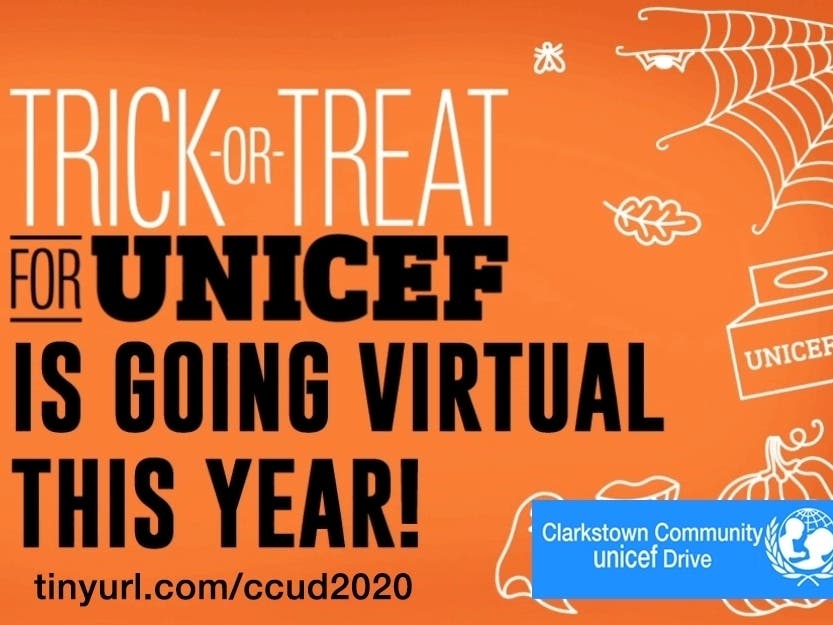 The Clarkstown Community UNICEF Drive is making it possible for children to 'Trick or Treat for UNICEF' in a whole new way.