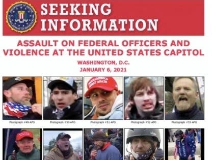 The FBI is circulating many posters seeking help from the public to identify people who took part in the storming of the U.S. Capitol Jan. 6. 