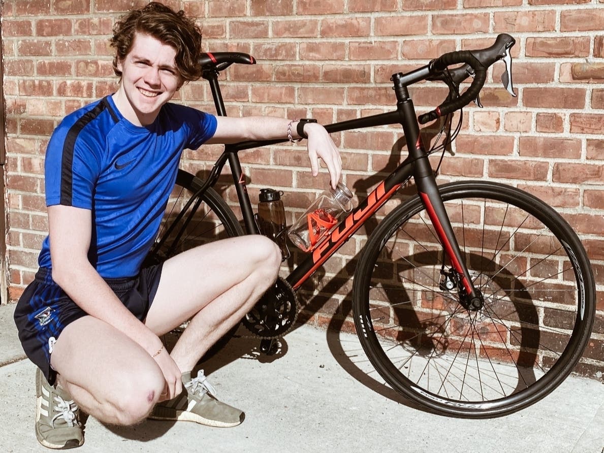 Iona College student Aidan Connolly is taking on the annual cross-country bike trek called Journey of Hope.