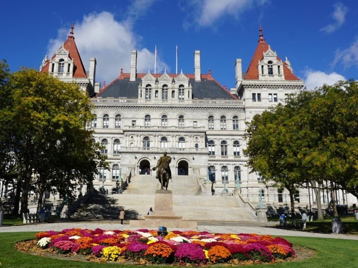 The New York State Capitol in Albany