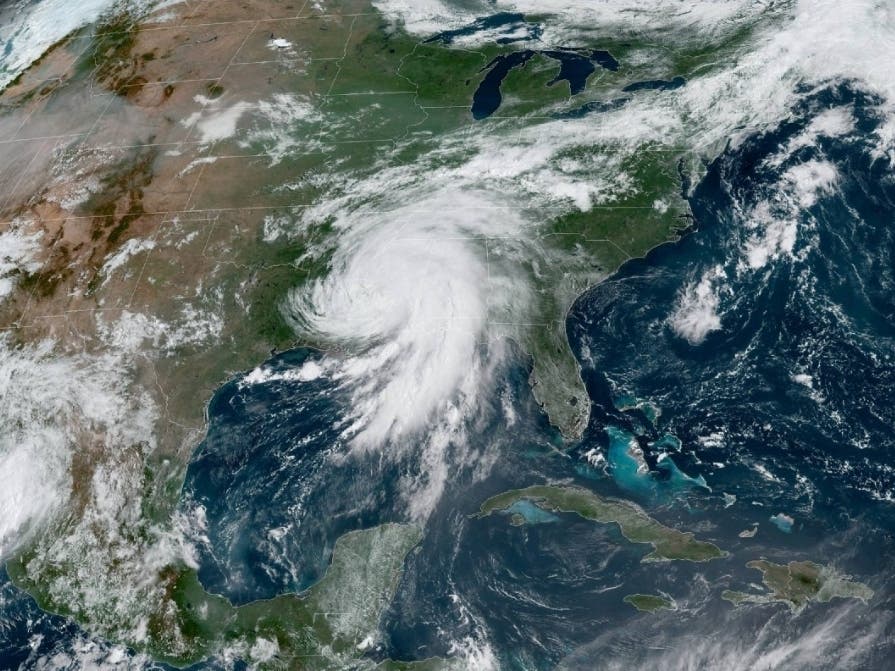 The remnants of Hurricane Ida are moving slowly east-northeast.