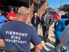 Rockland County Executive and U.S. Rep. Mondaire Jones visited Piermont Saturday in the wake of post-hurricane Ida.