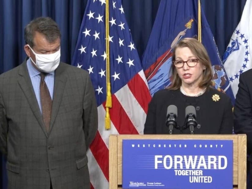 County Executive George Latimer brought White Plains Hospital CEO Susan Fox to his coronavirus briefing to discuss the question of elective surgeries and hospital bed availability.