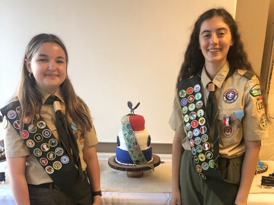 2 Members Of AllGirl Scout Troop Earn Eagle Scout Status Pleasantville, NY Patch