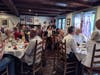 Members of the American Friends of Lafayette filled the Old '76 House after their tour of Tappan.
