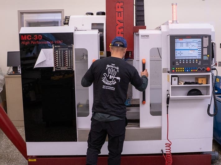 WCC students receiving grants from Metallica's foundation are taking courses that lead to high-skill, high-wage career pathways in advanced manufacturing. 
