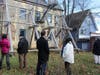 Attendees in the backyard area of the John Green House during the John Green House (23 Main St., Nyack) during the historic marker unveiling event.