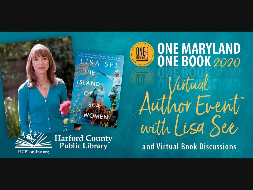 Harford County Public Library hosts Lisa See, the author of this year's One Maryland One Book, during a virtual author visit October 7.